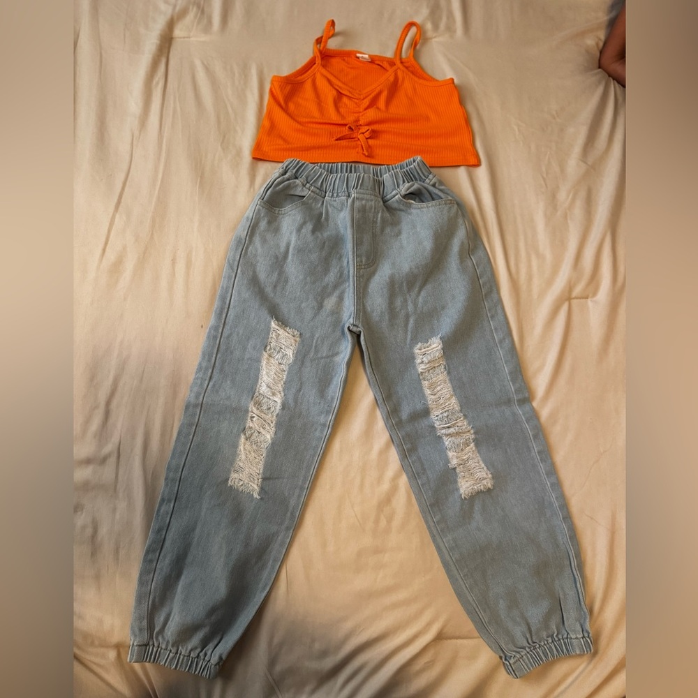 Stylish Kids Denim Joggers